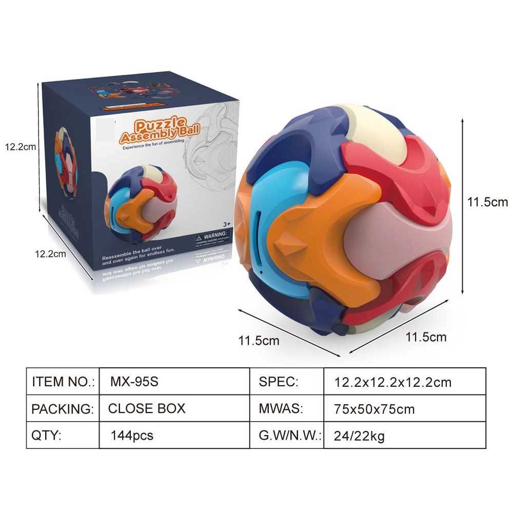 3D dėlionės kamuolys-Žaislai, Dėlionės, 3D - tūrinės dėlionės-e-vaikas