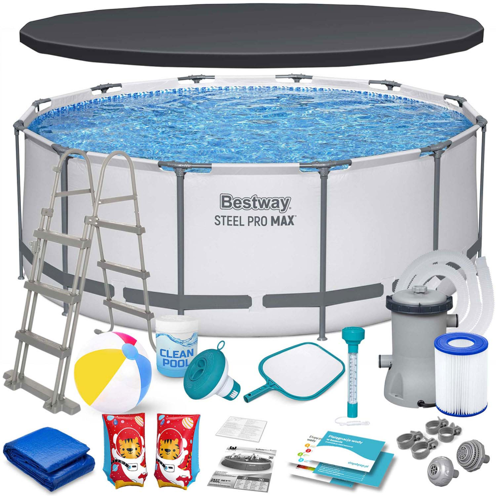 Sodo rėminis baseinas Bestway 56420 366 x 122 cm 18in1-Baseinai, Karkasiniai baseinai-e-vaikas