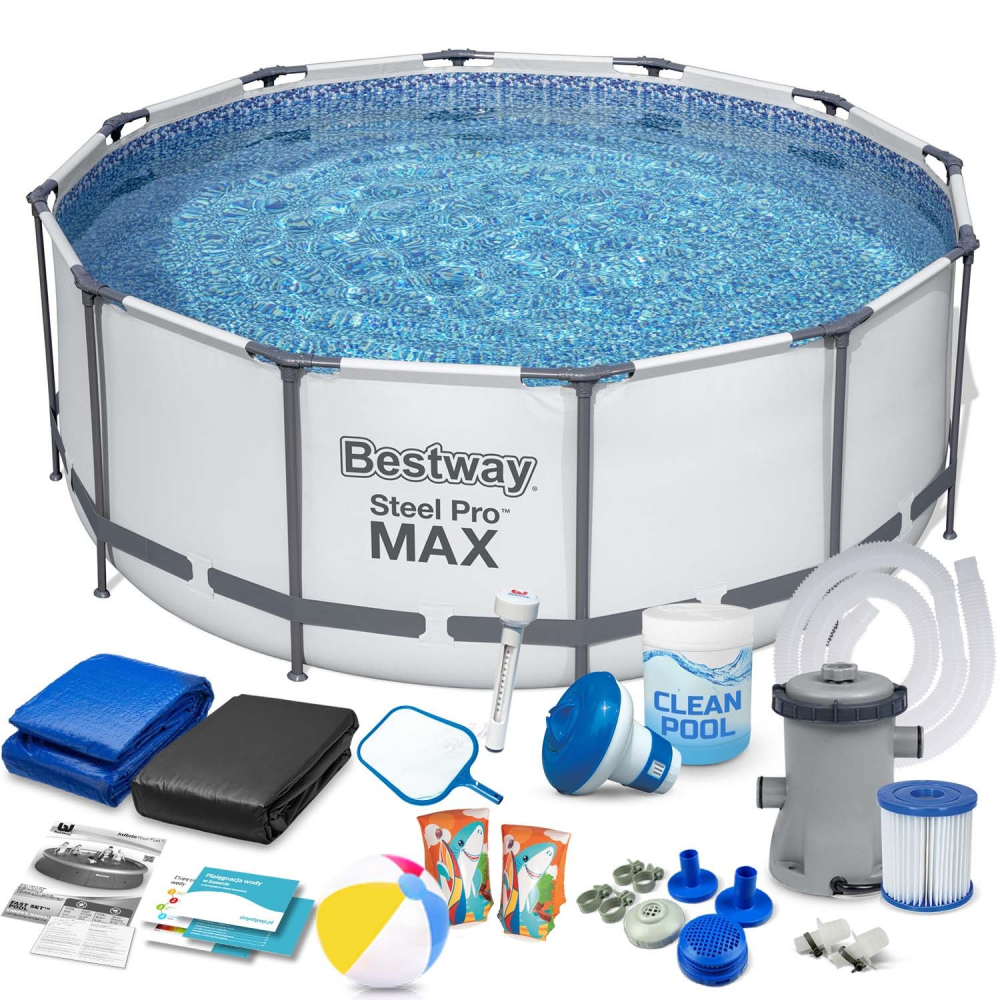 Sodo rėminis baseinas 427 x 84 cm 17in1 Bestway 56595-Baseinai, Karkasiniai baseinai-e-vaikas