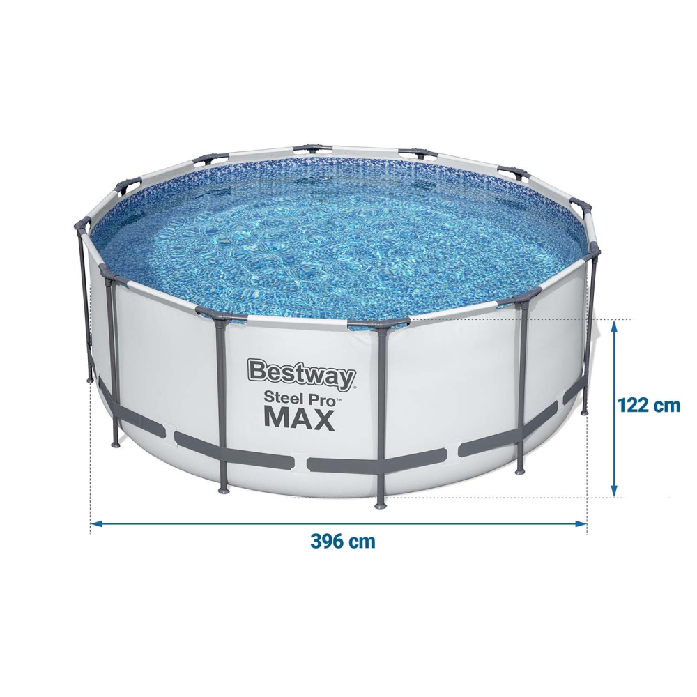 Sodo rėmo baseinas 396 x 122 cm 18in1 Bestway 5618W-Baseinai, Karkasiniai baseinai-e-vaikas