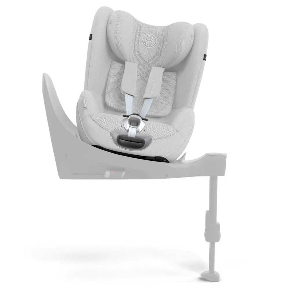 Automobilinė kėdutė Cybex Platinum Sirona T I-SIZE PLUS, 45-105 cm, Platinum White-Automobilinės kėdutės, 0-18 kg-e-vaikas