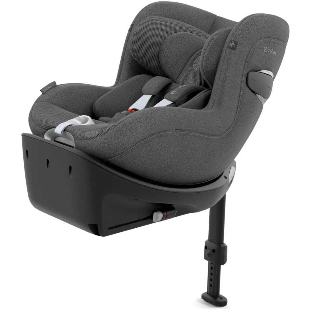 Automobilinė kėdutė Cybex Sirona Ti I-SIZE PLUS, 40-105 cm, Mirage Grey-Automobilinės kėdutės, 0-18 kg-e-vaikas