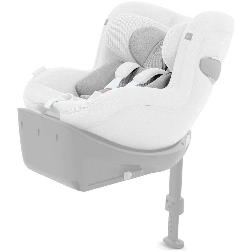Automobilinė kėdutė Cybex Sirona Ti I-SIZE PLUS, 40-105 cm, Platinum White-Automobilinės kėdutės, 0-18 kg-e-vaikas