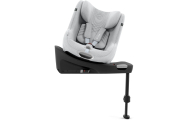 Automobilinė kėdutė Cybex Sirona Ti I-SIZE PLUS, 40-105 cm, Platinum White-Automobilinės kėdutės, 0-18 kg-e-vaikas