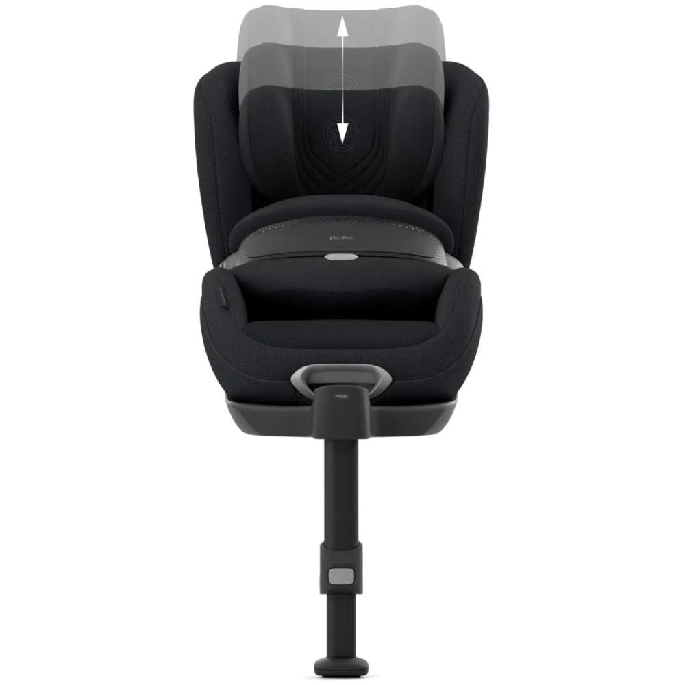 Automobilinė kėdutė Cybex Anoris T2 I-SIZE PLUS, 76-125 cm, Sepia Black-Automobilinės kėdutės, 9-25 kg-e-vaikas