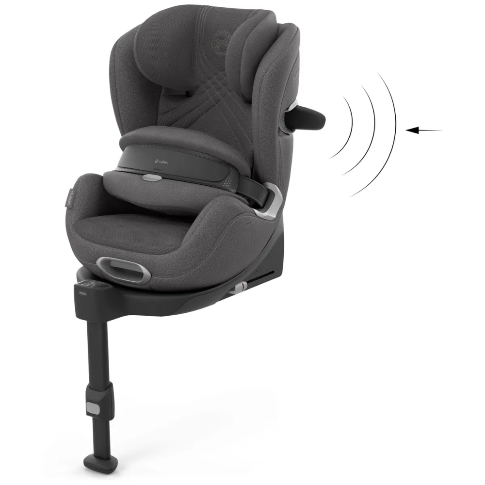 Automobilinė kėdutė Cybex Anoris T2 I-SIZE PLUS, 76-125 cm, Mirage Grey-Automobilinės kėdutės, 9-25 kg-e-vaikas