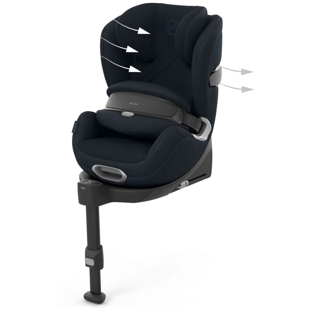 Automobilinė kėdutė Cybex Anoris T2 I-SIZE PLUS, 76-125 cm, Nautical Blue-Automobilinės kėdutės, 9-25 kg-e-vaikas