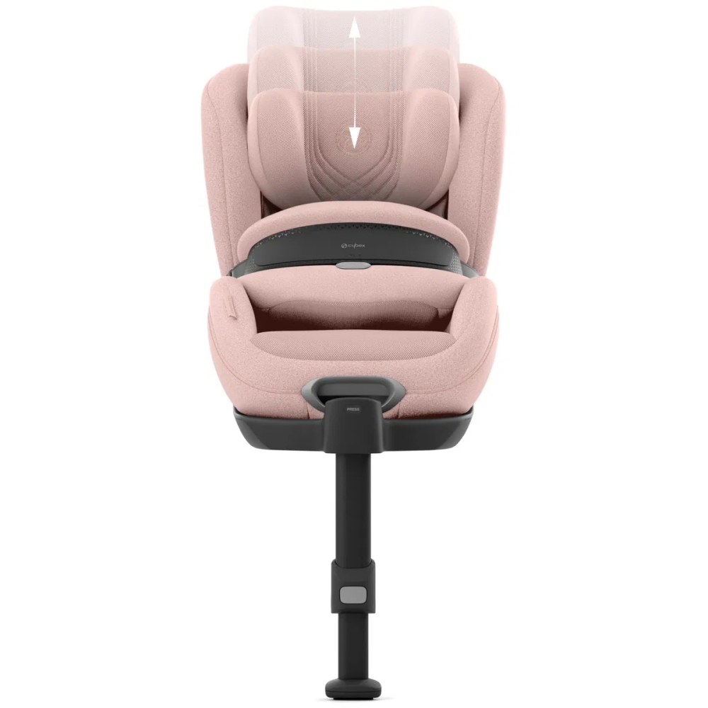 Automobilinė kėdutė Cybex Anoris T2 I-SIZE PLUS, 76-125 cm, Peach Pink-Automobilinės kėdutės, 9-25 kg-e-vaikas