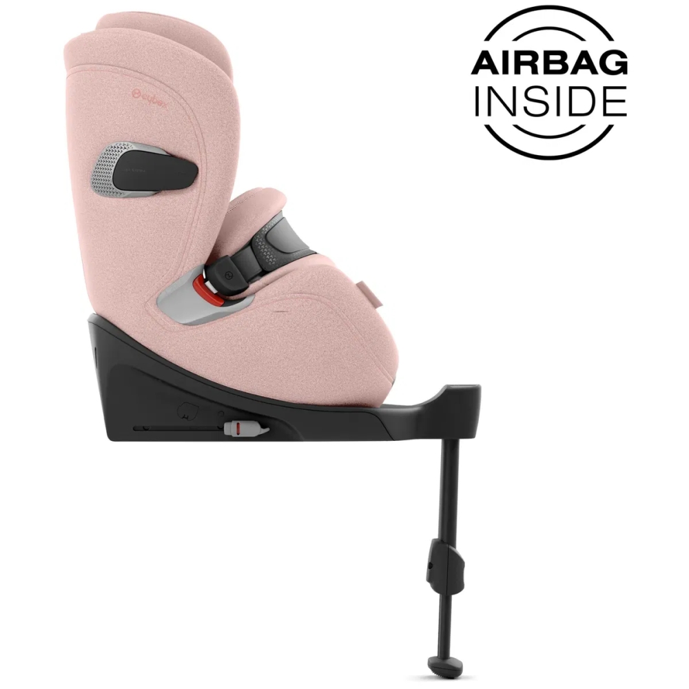 Automobilinė kėdutė Cybex Anoris T2 I-SIZE PLUS, 76-125 cm, Peach Pink-Automobilinės kėdutės, 9-25 kg-e-vaikas