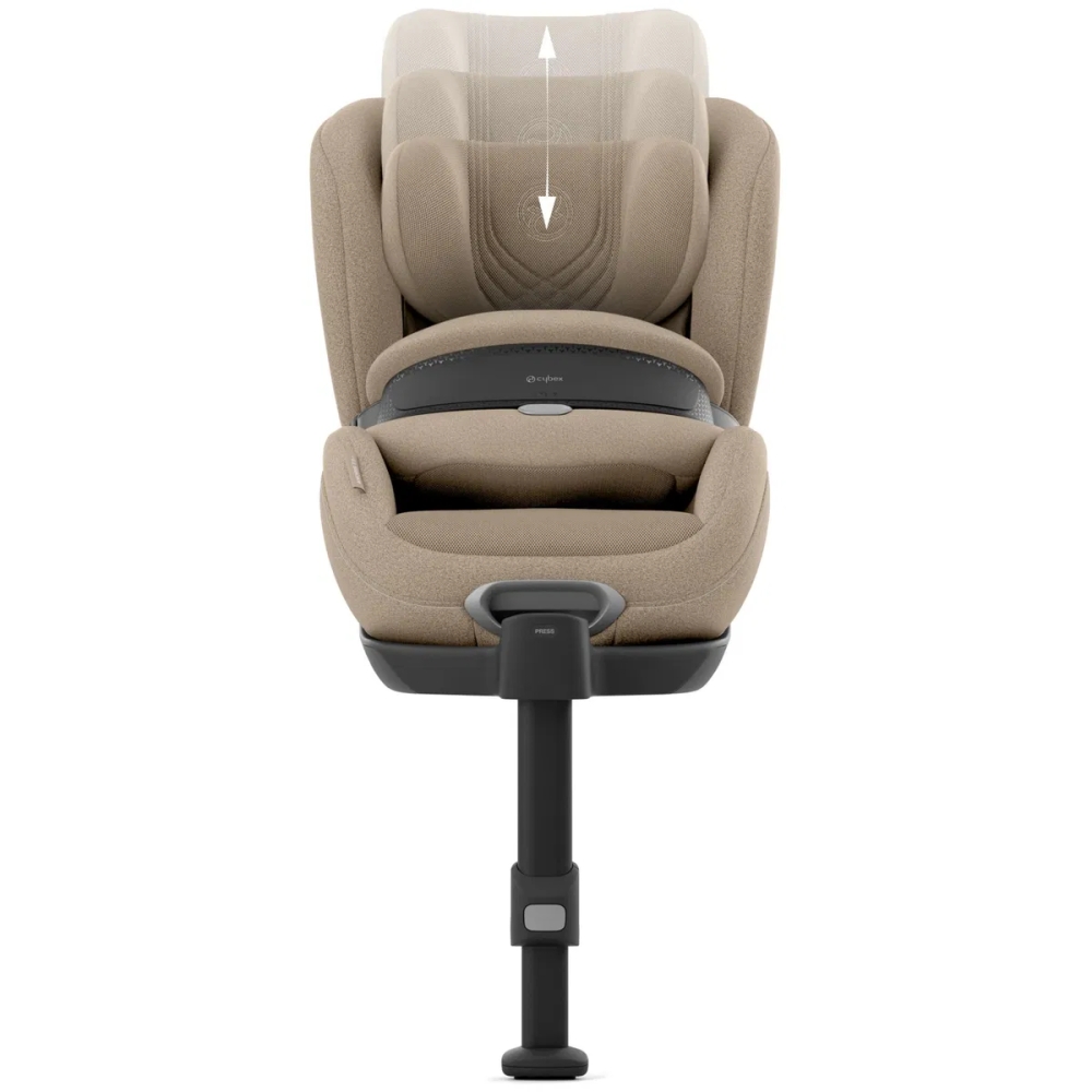Automobilinė kėdutė Cybex Anoris T2 I-SIZE PLUS, 76-125 cm, Cozy Beige-Automobilinės kėdutės, 9-25 kg-e-vaikas