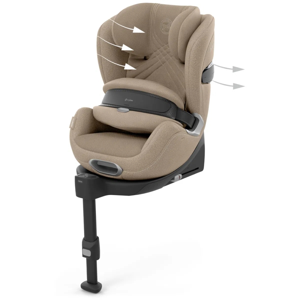 Automobilinė kėdutė Cybex Anoris T2 I-SIZE PLUS, 76-125 cm, Cozy Beige-Automobilinės kėdutės, 9-25 kg-e-vaikas