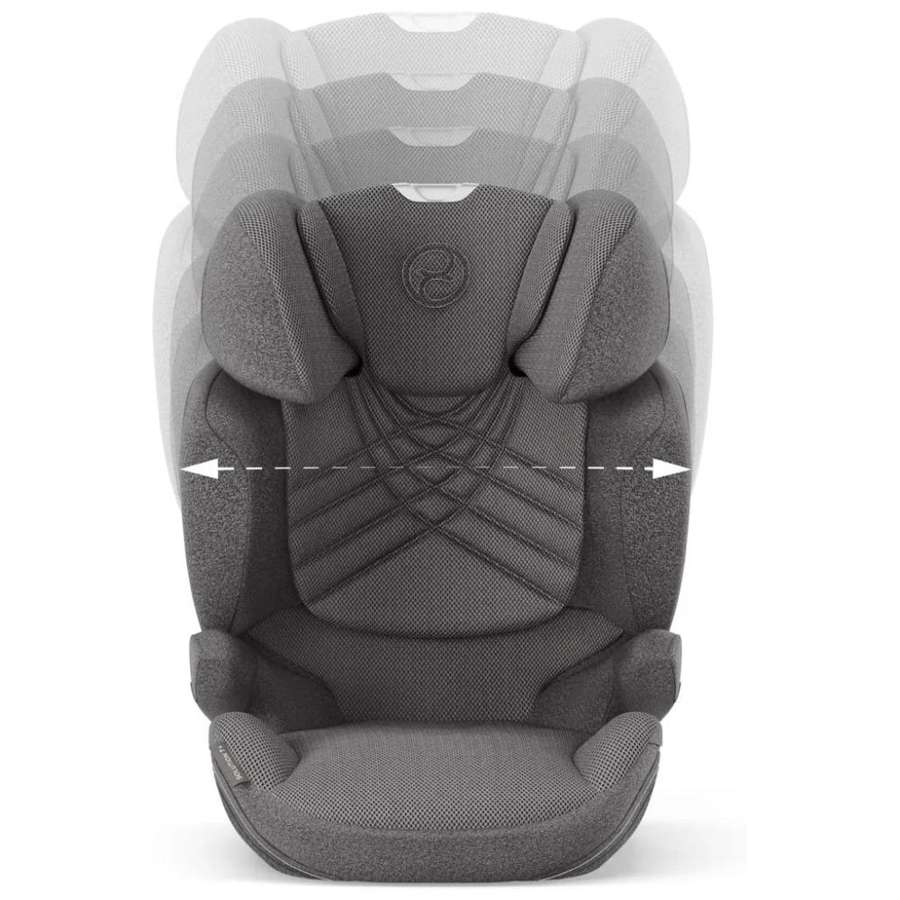 Automobilinė kėdutė Cybex Solution T I-FIX PLUS, 100-150 cm, Mirage Grey-Automobilinės kėdutės, 15-36 kg-e-vaikas