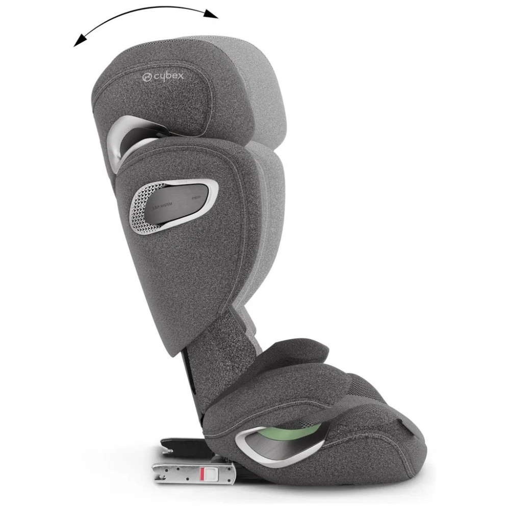 Automobilinė kėdutė Cybex Solution T I-FIX PLUS, 100-150 cm, Mirage Grey-Automobilinės kėdutės, 15-36 kg-e-vaikas