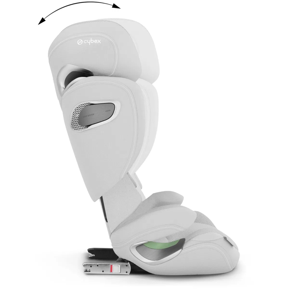 Automobilinė kėdutė Cybex Solution T I-FIX PLUS, 100-150 cm, Platinum White-Automobilinės kėdutės, 15-36 kg-e-vaikas
