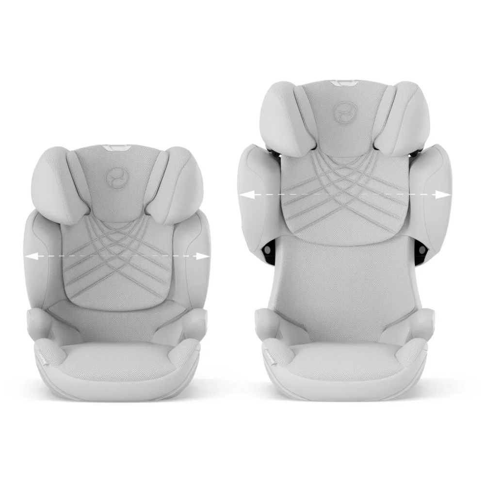 Automobilinė kėdutė Cybex Solution T I-FIX PLUS, 100-150 cm, Platinum White-Automobilinės kėdutės, 15-36 kg-e-vaikas