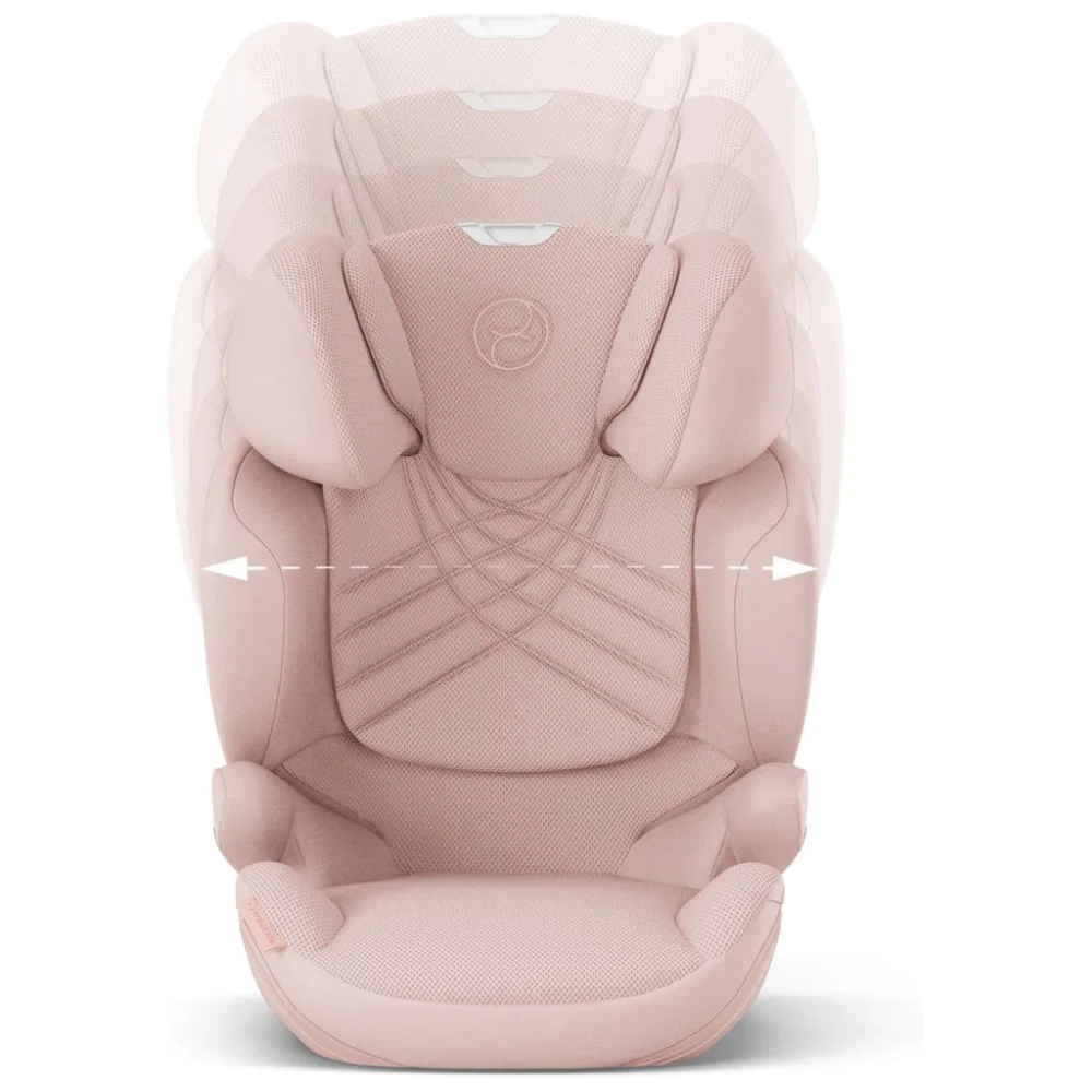 Automobilinė kėdutė Cybex Solution T I-FIX PLUS, 100-150 cm, Peach Pink-Automobilinės kėdutės, 15-36 kg-e-vaikas