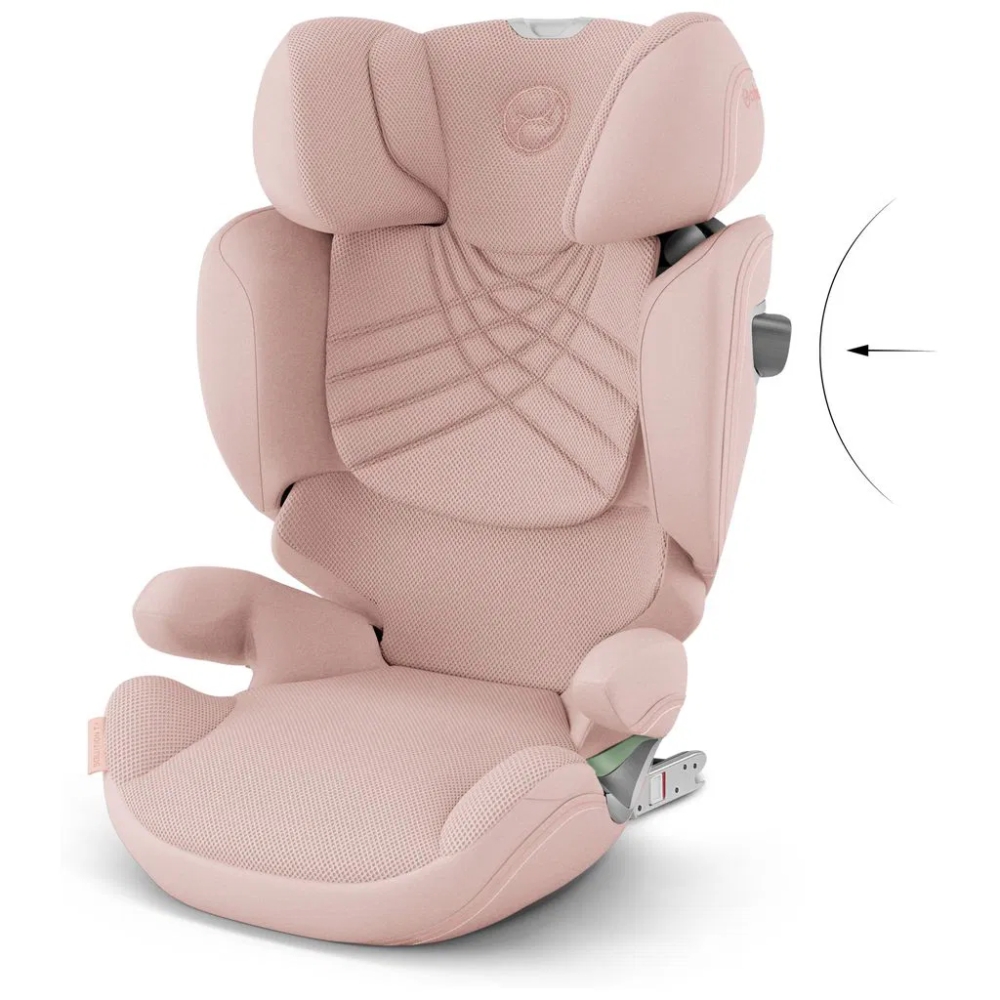 Automobilinė kėdutė Cybex Solution T I-FIX PLUS, 100-150 cm, Peach Pink-Automobilinės kėdutės, 15-36 kg-e-vaikas