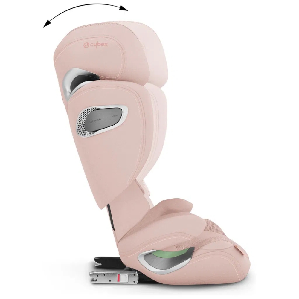 Automobilinė kėdutė Cybex Solution T I-FIX PLUS, 100-150 cm, Peach Pink-Automobilinės kėdutės, 15-36 kg-e-vaikas