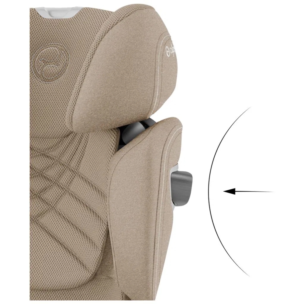 Automobilinė kėdutė Cybex Solution T I-FIX PLUS, 100-150 cm, Cozy Beige-Automobilinės kėdutės, 15-36 kg-e-vaikas