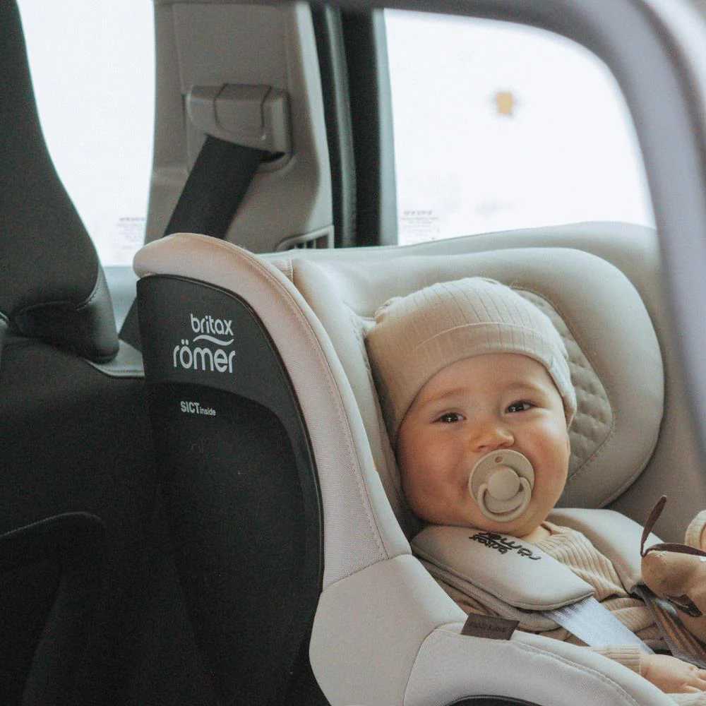Automobilinė kėdutė BRITAX DualFix 5Z LUX, 61-105cm, Soft Taupe-Automobilinės kėdutės, 0-18 kg-e-vaikas