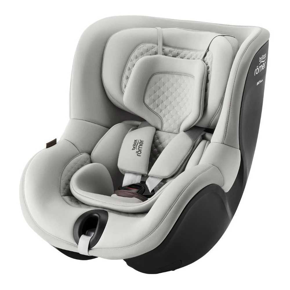 Automobilinė kėdutė BRITAX DualFix 5Z LUX, 61-105cm, Linen Grey-Automobilinės kėdutės, 0-18 kg-e-vaikas