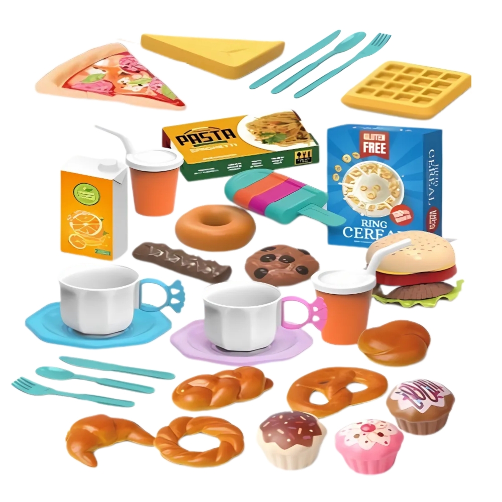 Mažojo konditerio saldumynų ir desertų rinkinys kibirėlyje WOOPIE 40 el.