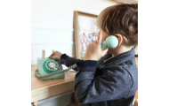 CLASSIC WORLD Klasyczny Drewniany Telefon dla Dzieci 4 el.