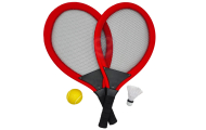 WOOPIE didelis vaikų badmintono teniso rakečių rinkinys + kamuoliukas-Žaislai, Lauko žaislai, Lauko žaidimai ir sporto prekės, Ž