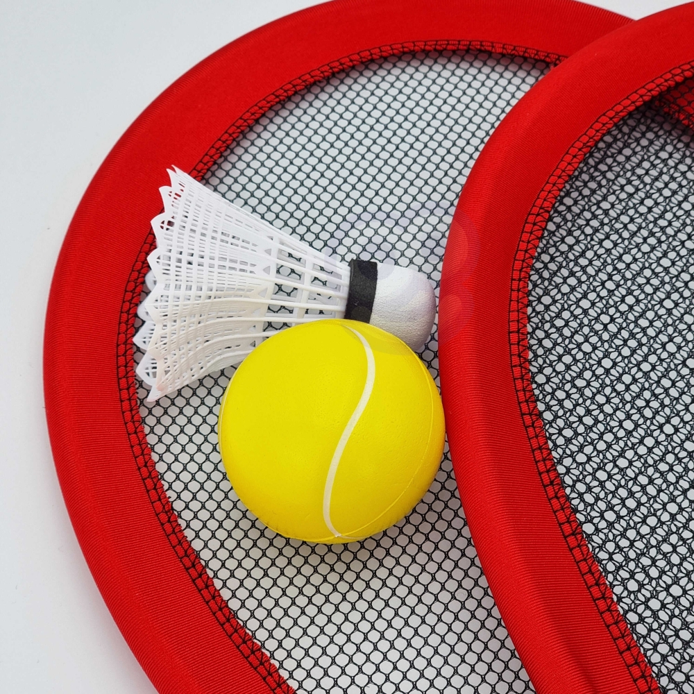 WOOPIE didelis vaikų badmintono teniso rakečių rinkinys + kamuoliukas-Žaislai, Lauko žaislai, Lauko žaidimai ir sporto prekės, Ž