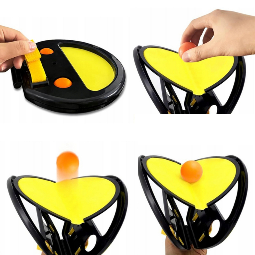 Kamuoliukų gaudymo arkadinis žaidimas WOOPIE Throw Pallet + 2 kamuoliukai-Žaislai, Lauko žaislai, Lauko žaidimai ir sporto prekė