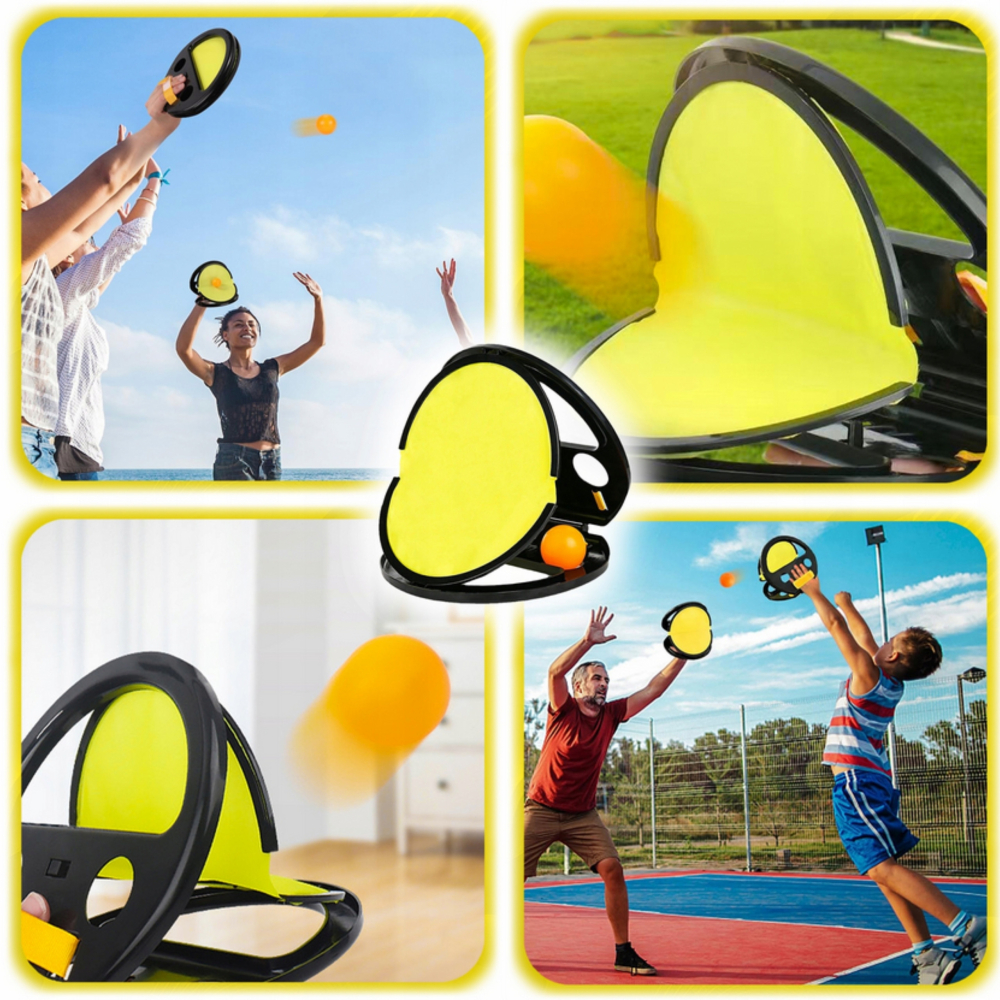 Kamuoliukų gaudymo arkadinis žaidimas WOOPIE Throw Pallet + 2 kamuoliukai-Žaislai, Lauko žaislai, Lauko žaidimai ir sporto prekė