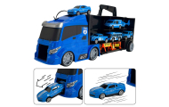 WOOPIE Transporterio sunkvežimio rinkinys 3in1 Mėlyna policija