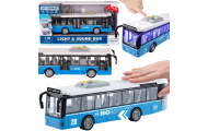 Interaktyvus elektrinis miesto autobusas WOOPIE 1:16, mėlynas