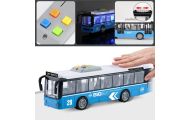 Interaktyvus elektrinis miesto autobusas WOOPIE 1:16, mėlynas
