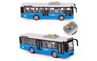 Interaktyvus elektrinis miesto autobusas WOOPIE 1:16, mėlynas
