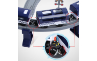 WOOPIE Kolejka Elektryczna Tor Samochodowy Komisariat Policji Helikopter Auta 92 el.