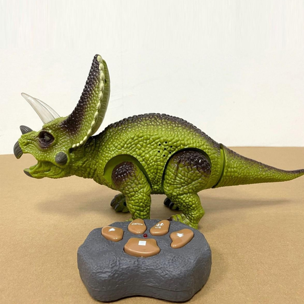 Nuotoliniu būdu valdomas Dinozauras WOOPIE RC robotas Triceratops