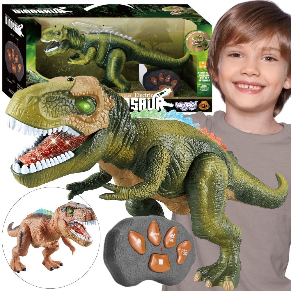 Nuotoliniu būdu valdomas WOOPIE dinozauras RC Tyrannosaurus Rex-Žaislai, Interaktyvūs žaislai-e-vaikas