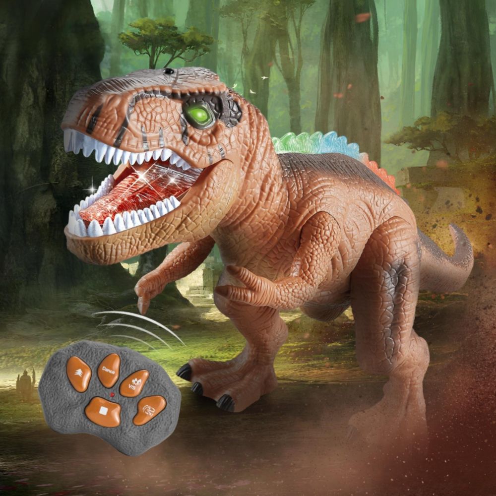 Nuotoliniu būdu valdomas WOOPIE dinozauras RC Tyrannosaurus Rex-Žaislai, Interaktyvūs žaislai-e-vaikas