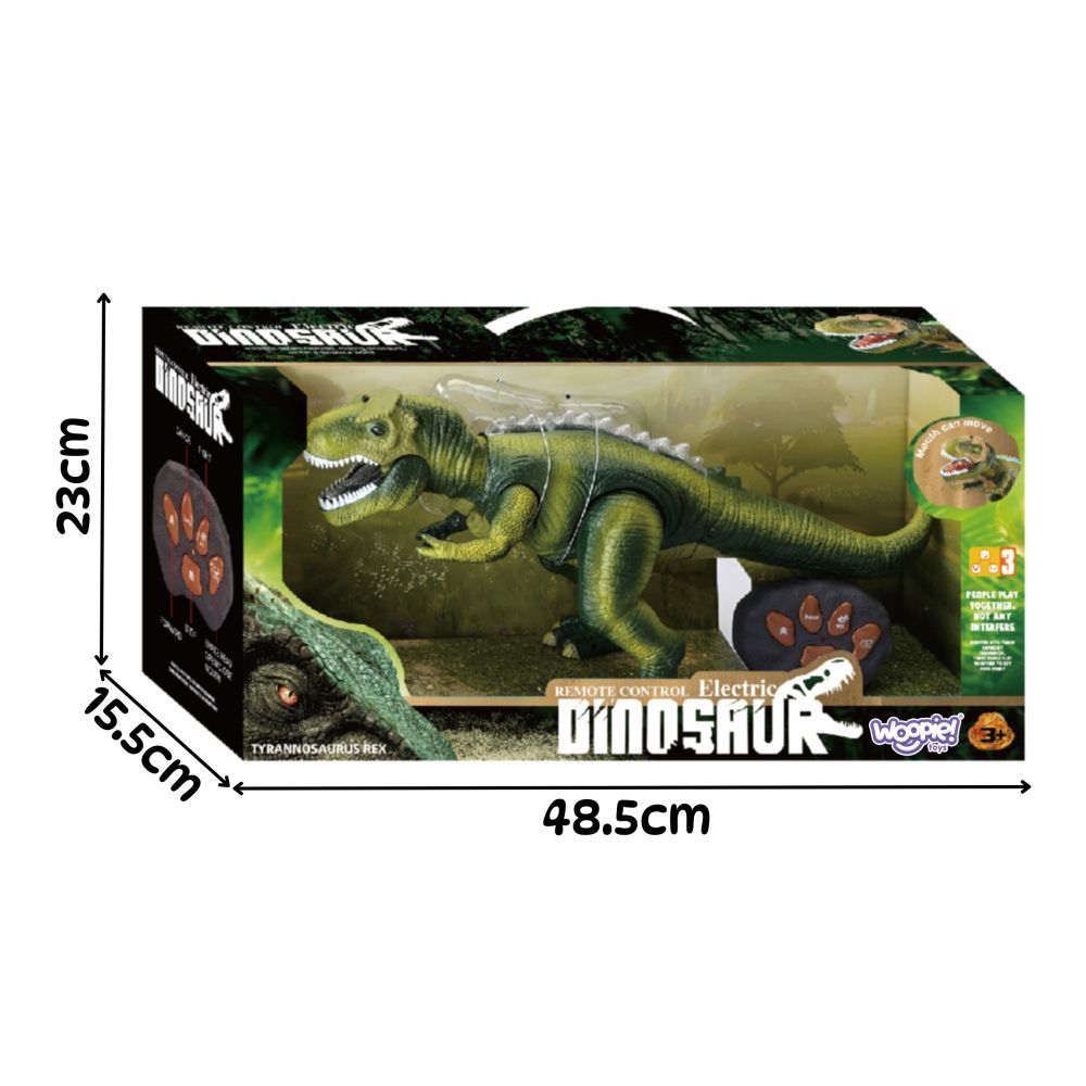Nuotoliniu būdu valdomas WOOPIE dinozauras RC Tyrannosaurus Rex-Žaislai, Interaktyvūs žaislai-e-vaikas