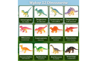 WOOPIE Wykopalisko Jajko Dinozaura Zestaw Archeologa do Rozkopania 12 Dinozaurów