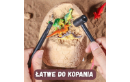 Archeologinis rinkinys WOOPIE Dinozauro kiaušinio kasinėjimas 12 vnt-Žaislai, Profesijos, buities žaislai, Moksliniai žaislai-e-