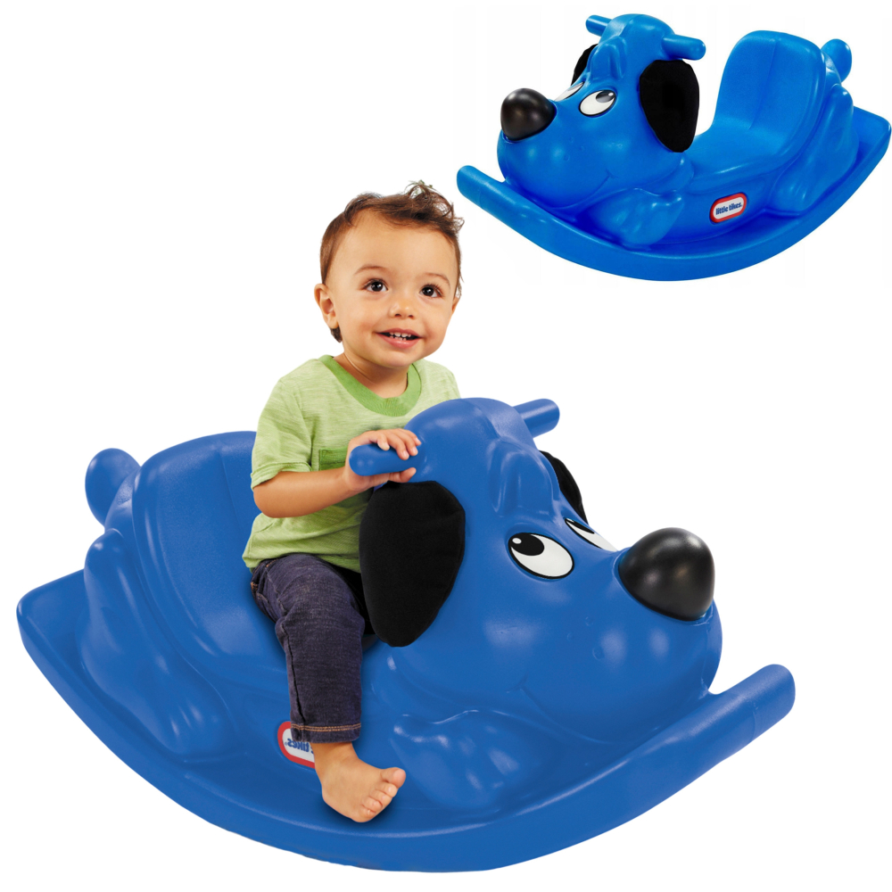 Supynės LITTLE TIKES Rocking Dog Blue Rocker