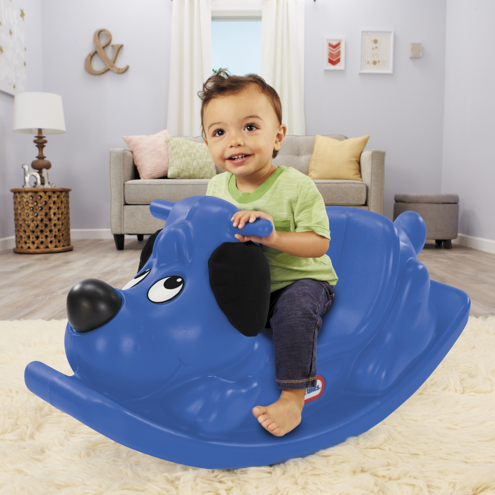 Supynės LITTLE TIKES Rocking Dog Blue Rocker