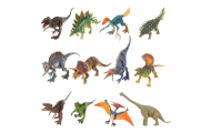 Didelis XXL dinozaurų figūrėlių rinkinys WOOPIE + kilimėlis "Priešistorinis pasaulis"-Žaislai, Figūrėlės ir herojai-e-vaikas