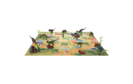 WOOPIE Duży Zestaw Figurki Dinozaury XXL + Mata "Prehistoryczny Świat"