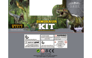 Didelis XXL dinozaurų figūrėlių rinkinys WOOPIE + kilimėlis "Priešistorinis pasaulis"-Žaislai, Figūrėlės ir herojai-e-vaikas