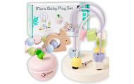 CLASSIC WORLD Pastelinių kūdikių variklių rinkinys dėžutė Pirmieji žaislai nuo gimimo