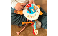 WOOPIE BABY Zabawka Sensoryczna Montessori Gryzak Grzechotka Wielofunkcyjny Lis