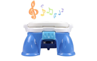 Naktipuodis su muzika WOOPIE BABY 3in1 laiptelis, mėlynas